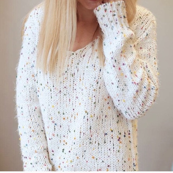 Doe \u0026 Rae | Sweaters | Doe Rae Confetti 